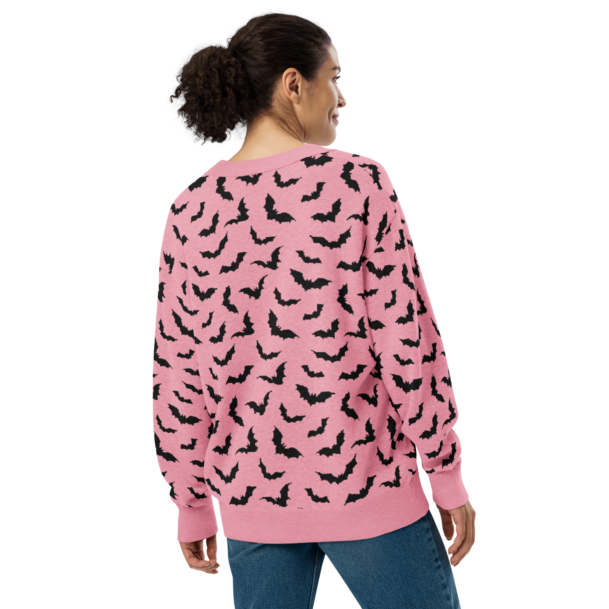 Bubblegum Bats Knit Cardigan by Goth Cloth Co.