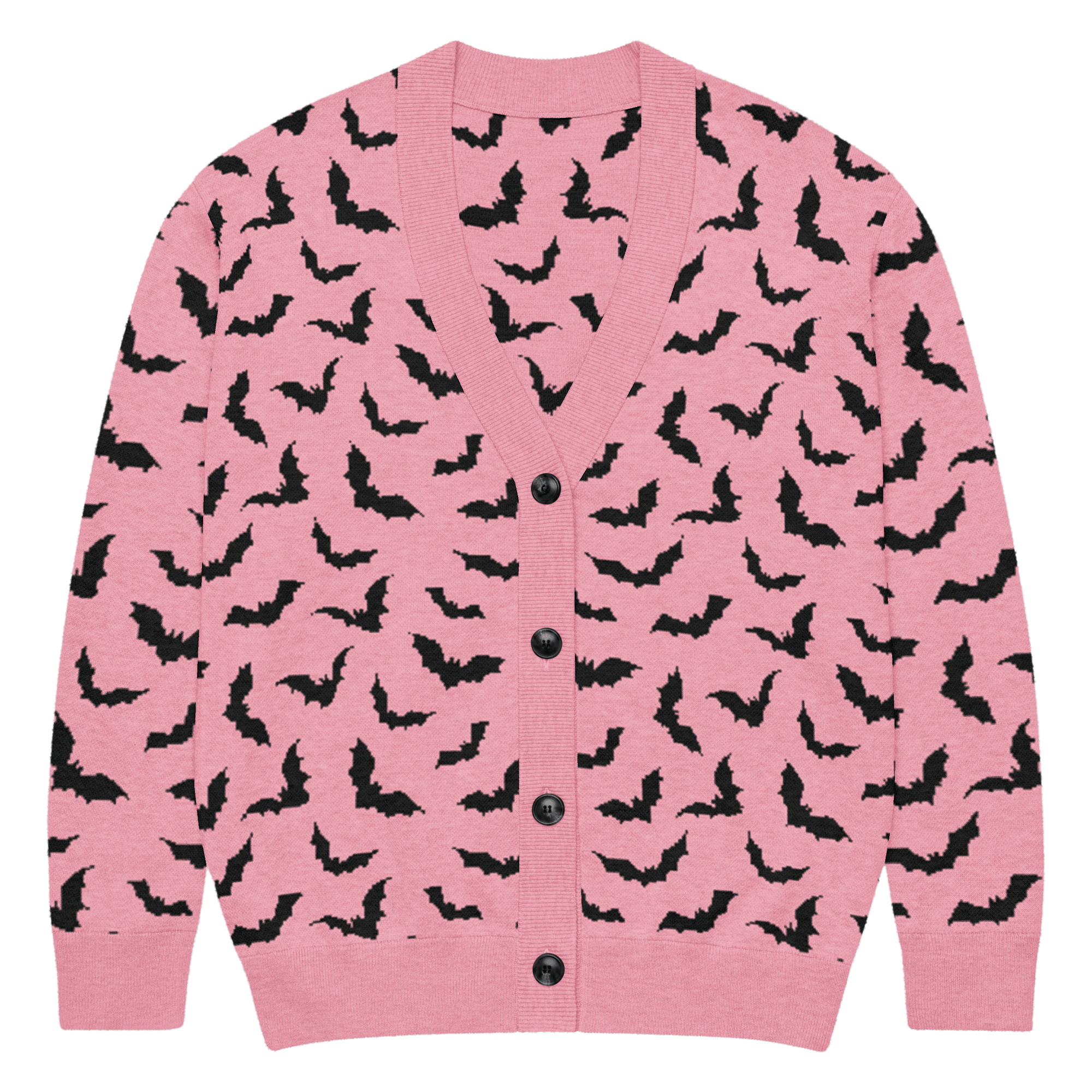Bubblegum Bats Knit Cardigan by Goth Cloth Co.