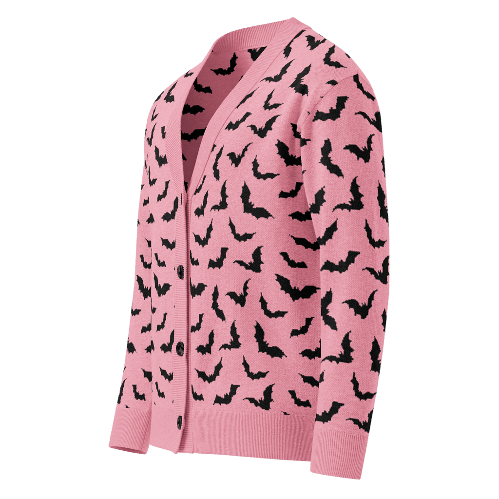 Bubblegum Bats Knit Cardigan by Goth Cloth Co.
