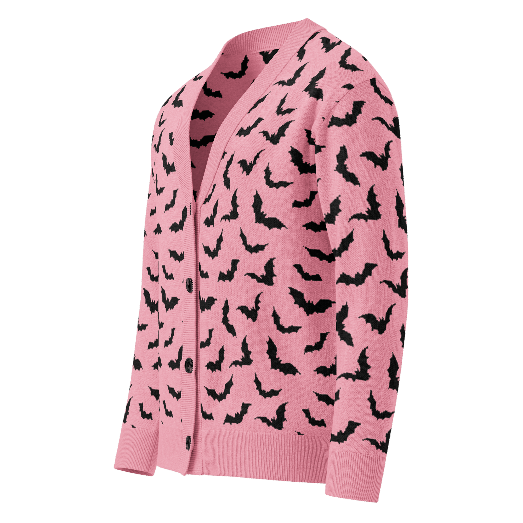 Bubblegum Bats Knit Cardigan by Goth Cloth Co.