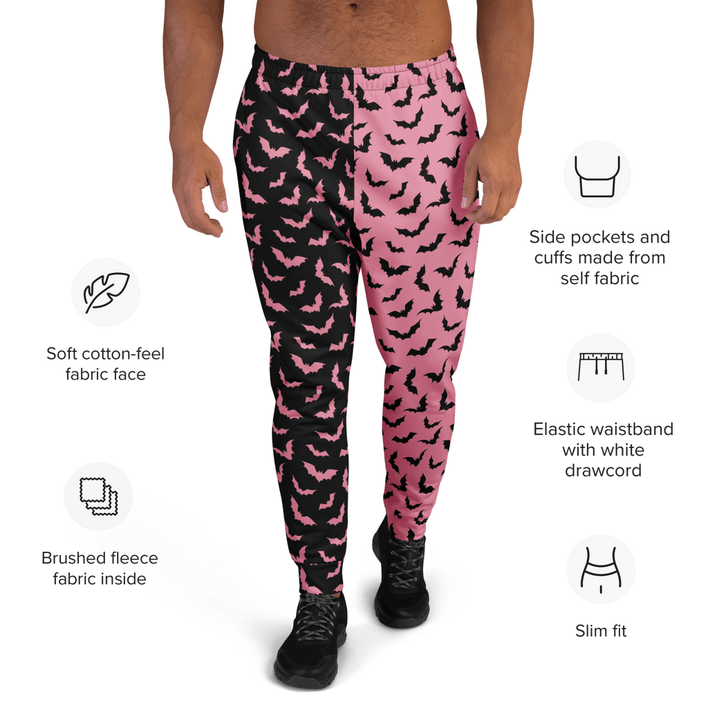 Bubblegum Bats Unisex Joggers by Goth Cloth Co.