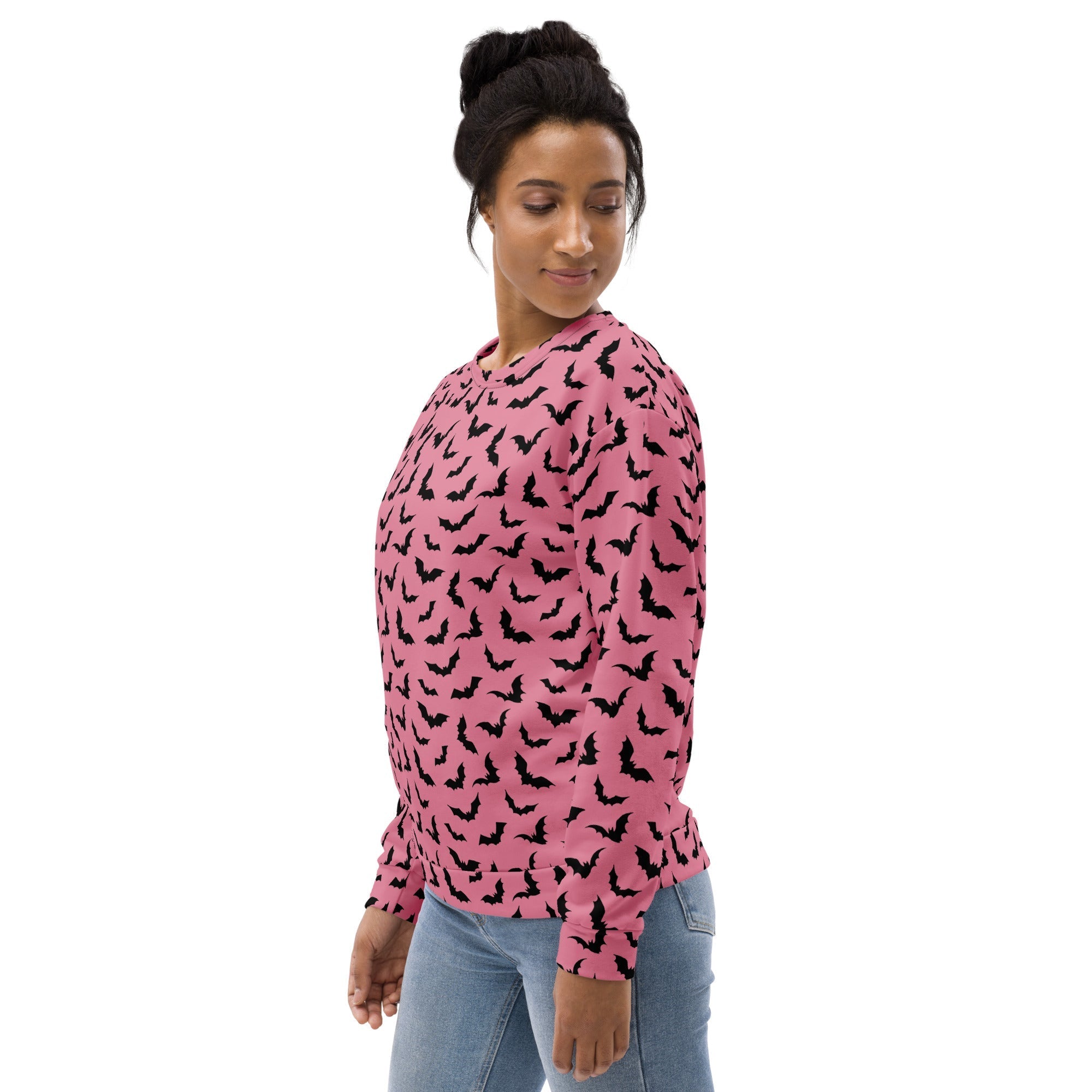 Bubblegum Bats Unisex Sweatshirt by Goth Cloth Co.