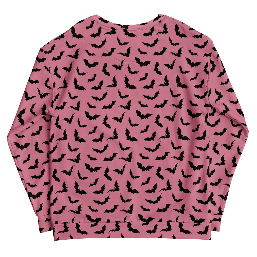Bubblegum Bats Unisex Sweatshirt by Goth Cloth Co.
