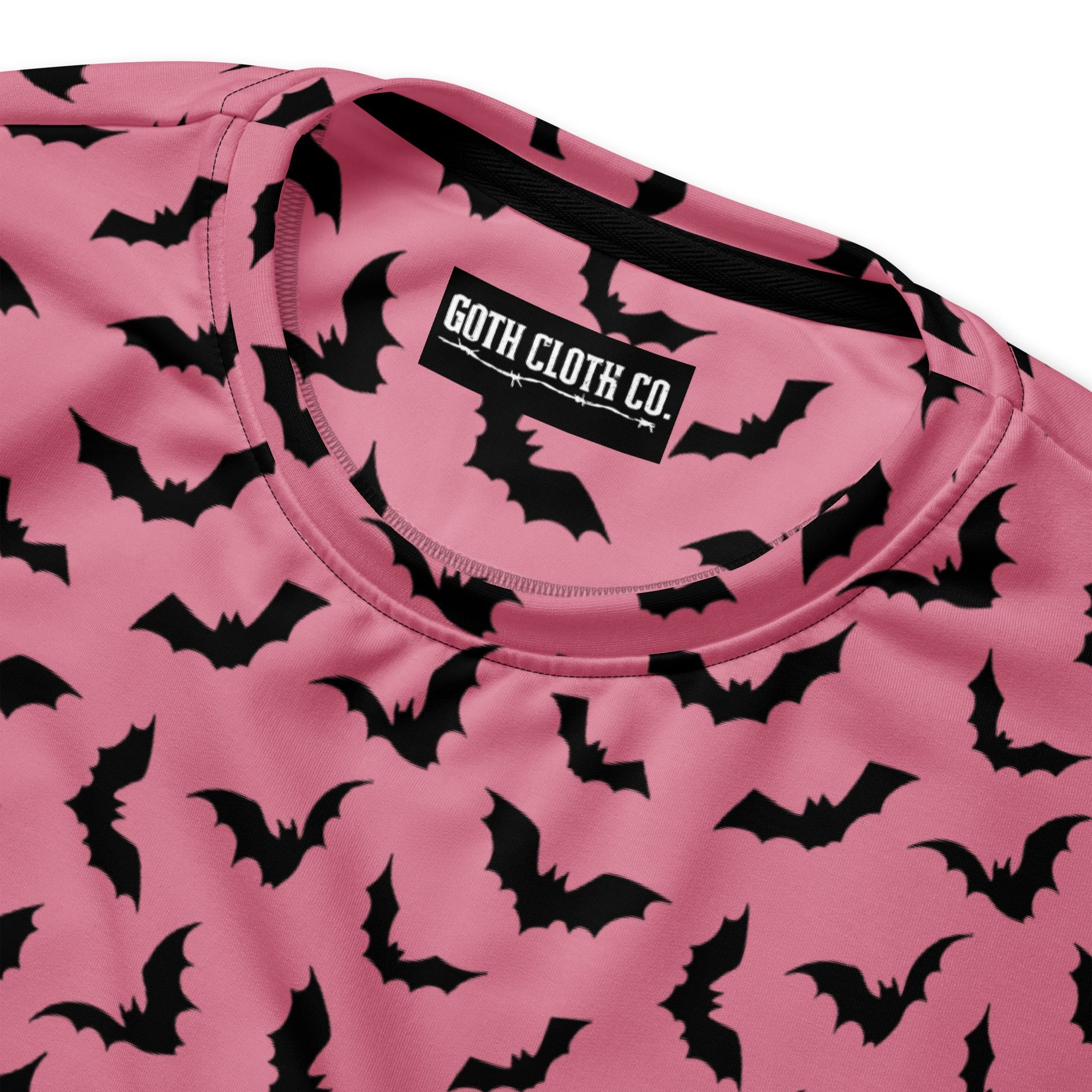 Bubblegum Bats Unisex Sweatshirt by Goth Cloth Co.