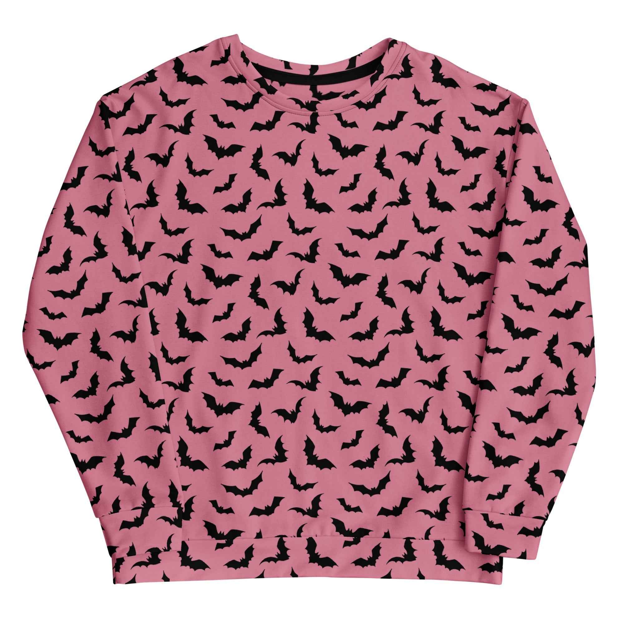 Bubblegum Bats Unisex Sweatshirt by Goth Cloth Co.