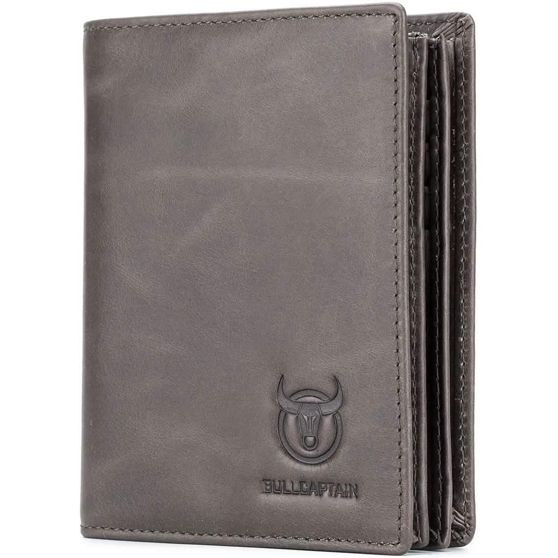Bullcaptain Large Capacity Genuine Leather Bifold Wallet/Credit Card Holder by DailySale