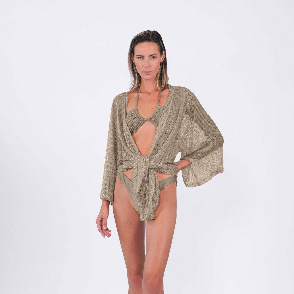Buzios Belted Kimono by Acqua de Luxe Beachwear