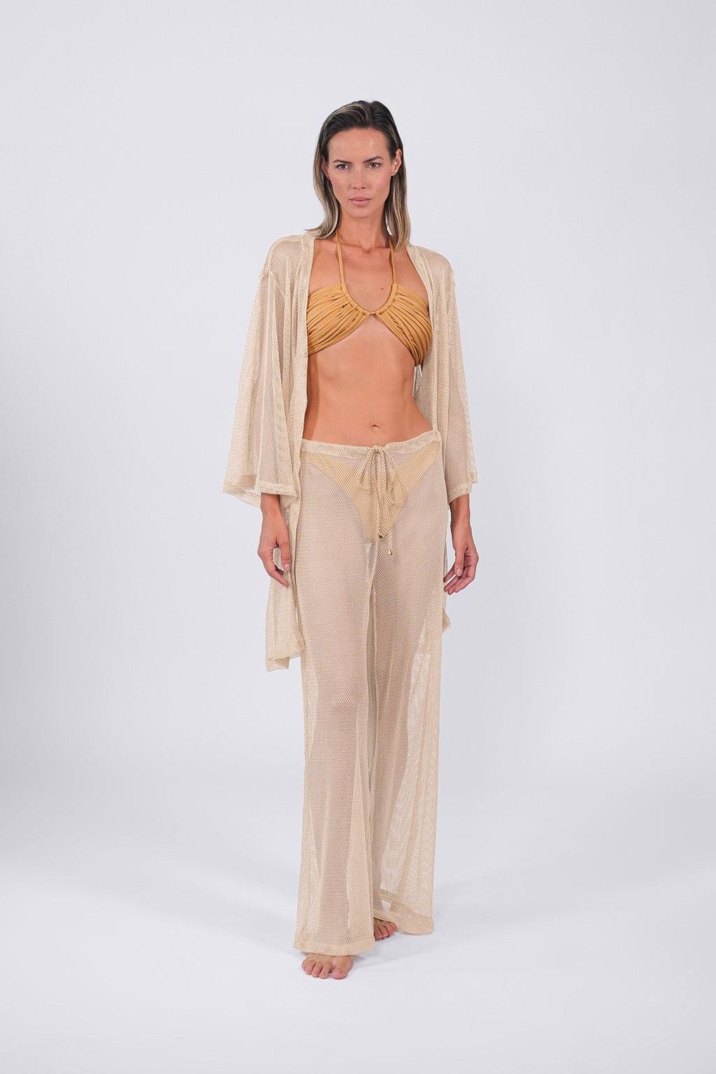 Buzios Belted Kimono by Acqua de Luxe Beachwear
