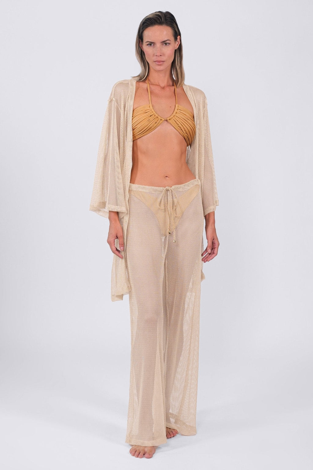 Buzios Shimmer Pants by Acqua de Luxe Beachwear