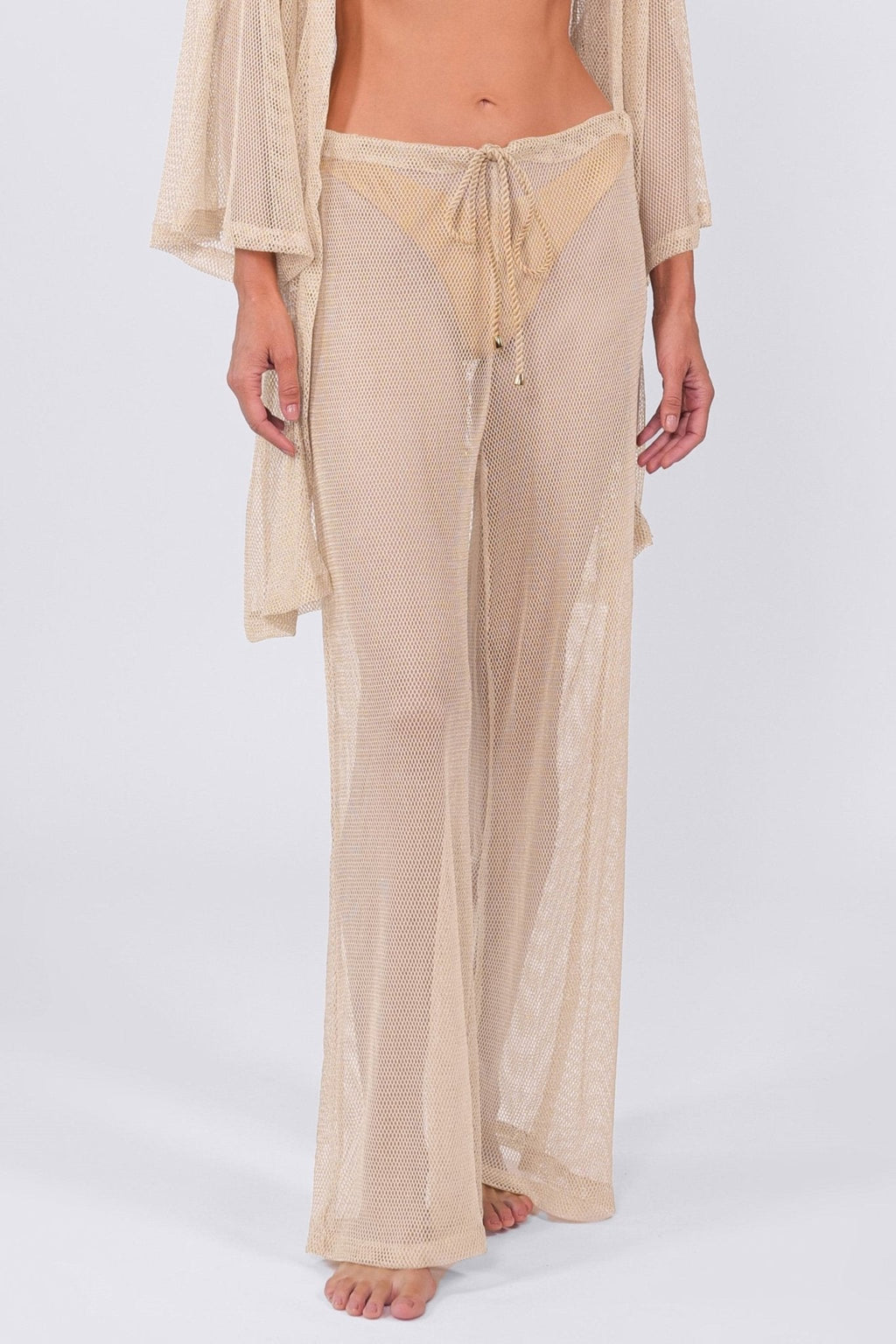 Buzios Shimmer Pants by Acqua de Luxe Beachwear