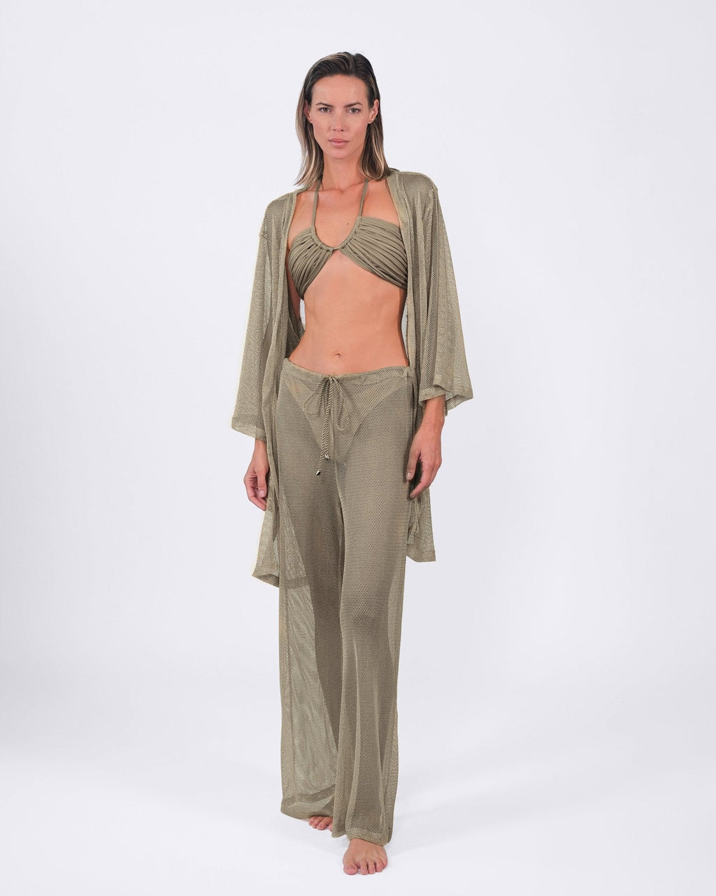 Buzios Belted Kimono by Acqua de Luxe Beachwear