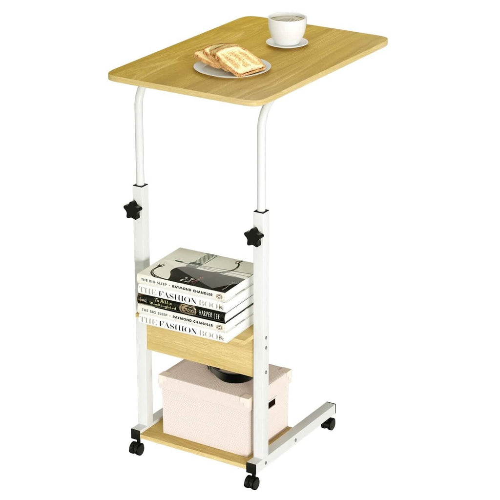 C Side Laptop Small Slim Snack Side Table by DailySale