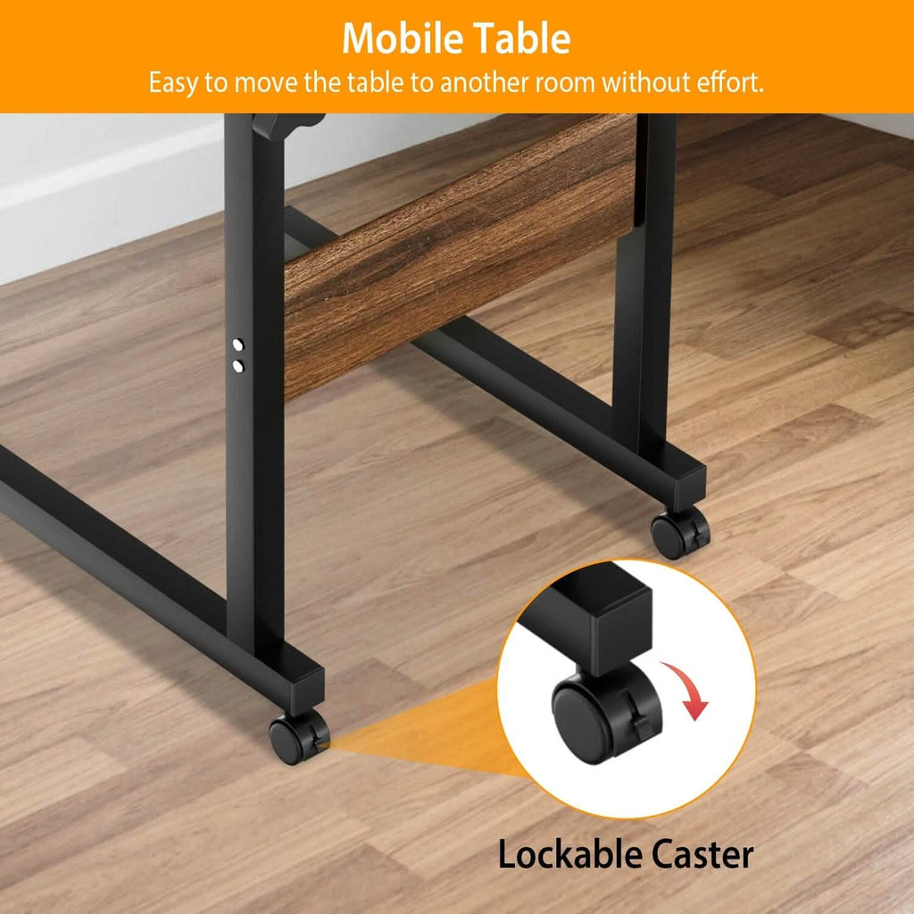 C Side Laptop Small Slim Snack Side Table by DailySale