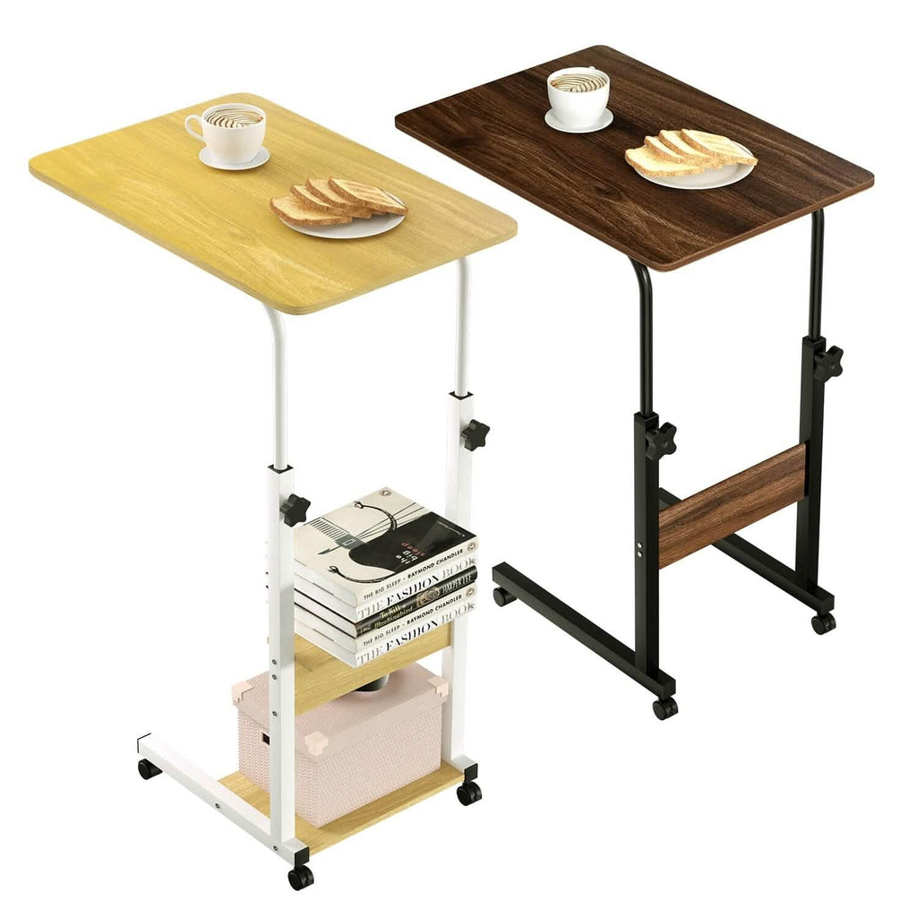 C Side Laptop Small Slim Snack Side Table by DailySale