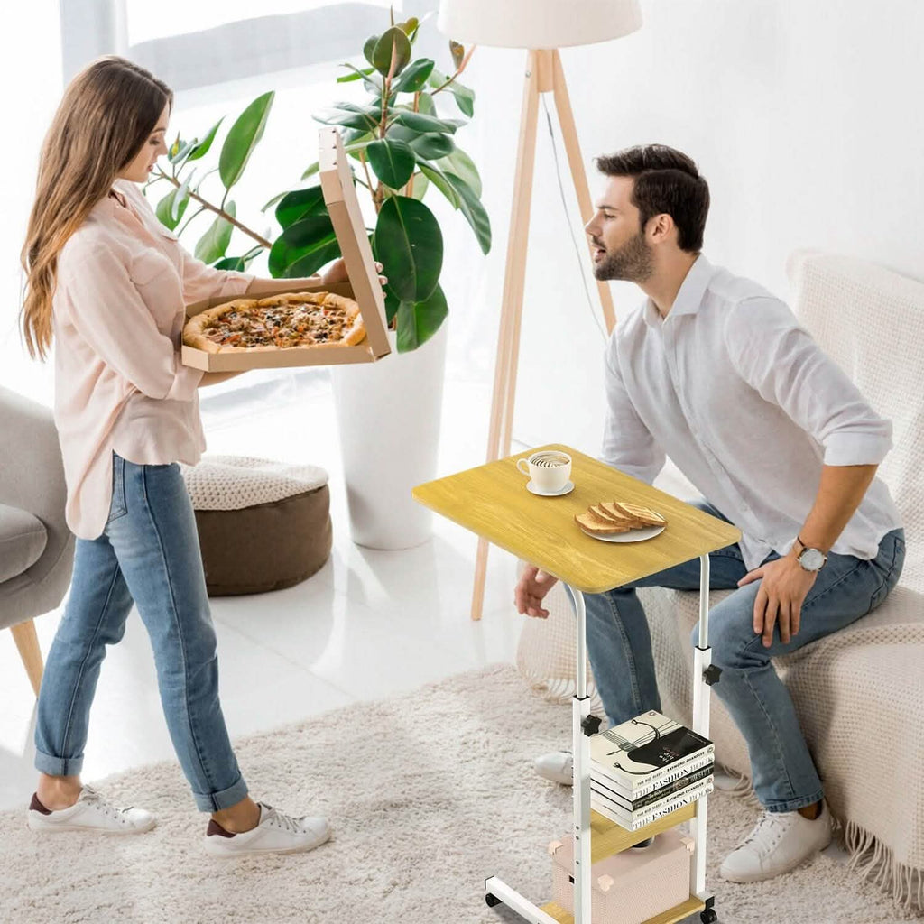 C Side Laptop Small Slim Snack Side Table by DailySale