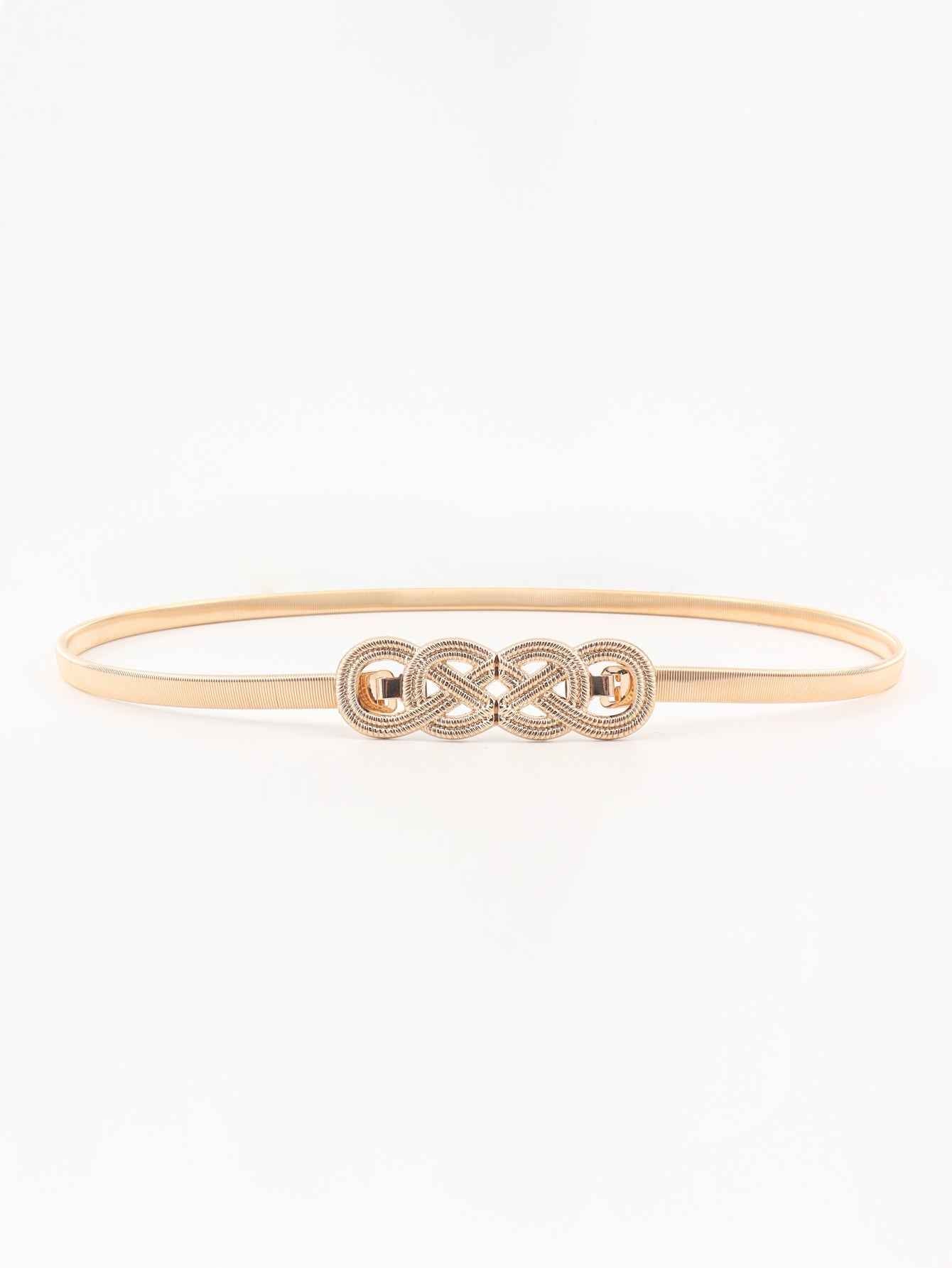 Knot Buckle Metal Belt