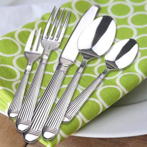 12 Setting 72-Piece: Guy Degrenne Flatware Set by DailySale