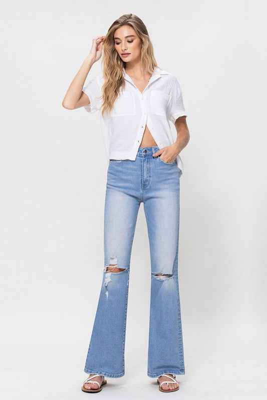 High Rise Vintage Flare Jeans