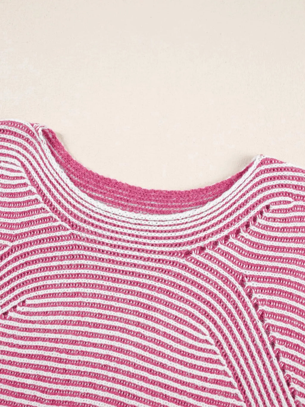 Striped Casual Boat Neck Sweater