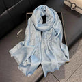 Raw Hem Warm Womens Scarf