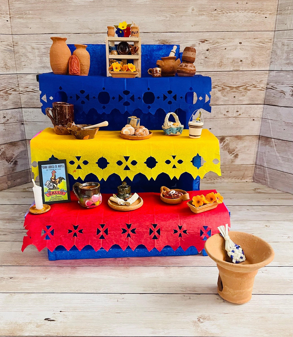 Altar de Ofrenda para Dia De Los Muertos Styrofoam Day of the Dead Offering Altar by Chica Mexico