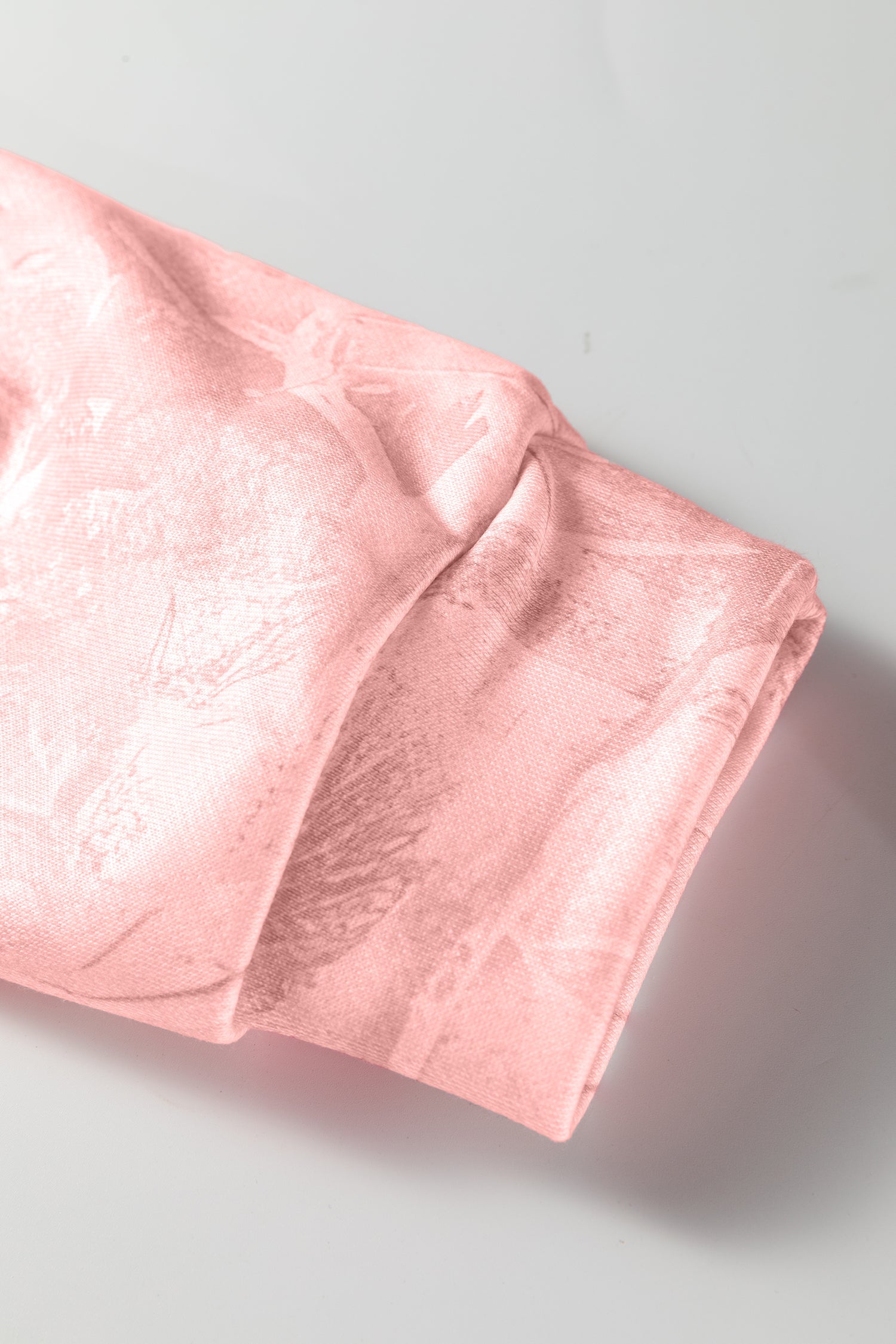 Light Pink Camouflage Woodland Print Oversized Sporty Hoodie