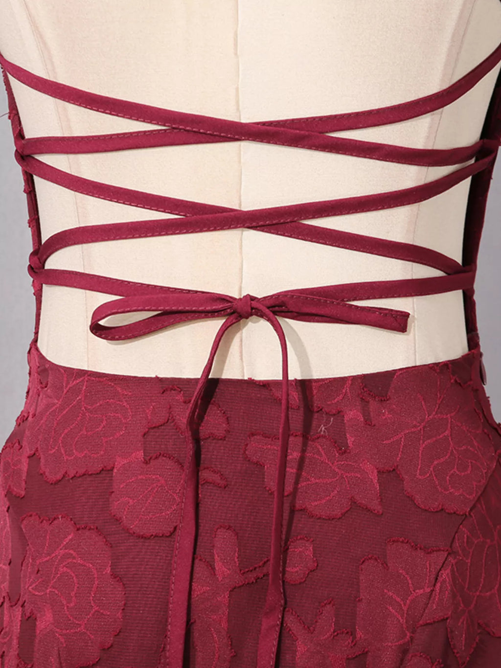 Lace Spaghetti Strap Maxi Dress by Shopiebay