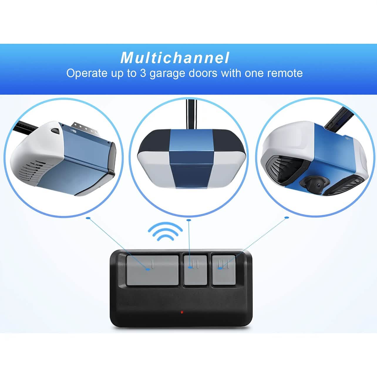 LiftMaster 893MAX 3-Button Garage Door Remote by DailySale