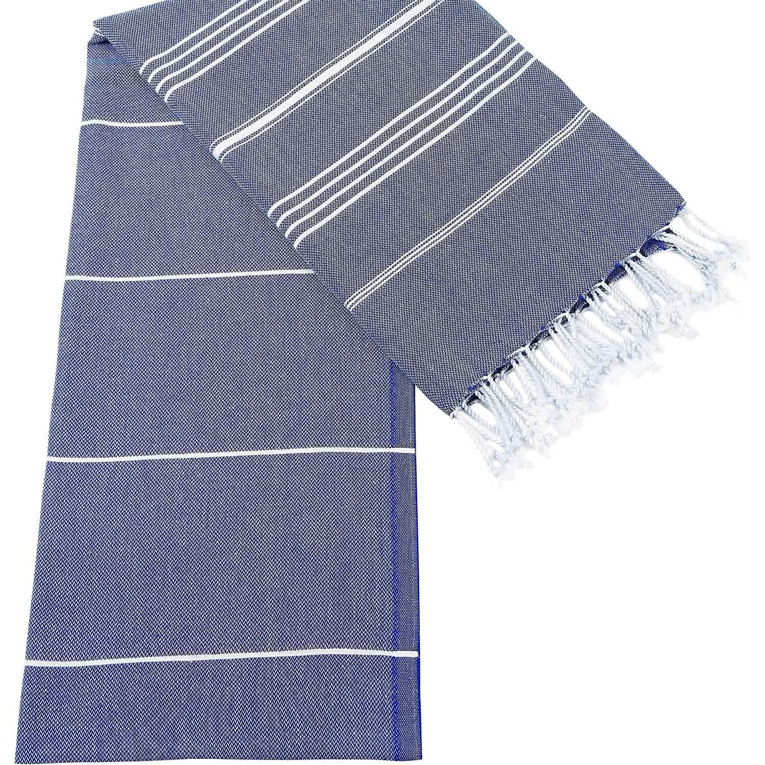 Cacala Pure Series Lightweight 100% Turkish Cotton Super Soft Peshtemal Luxury Bath Towel by DailySale