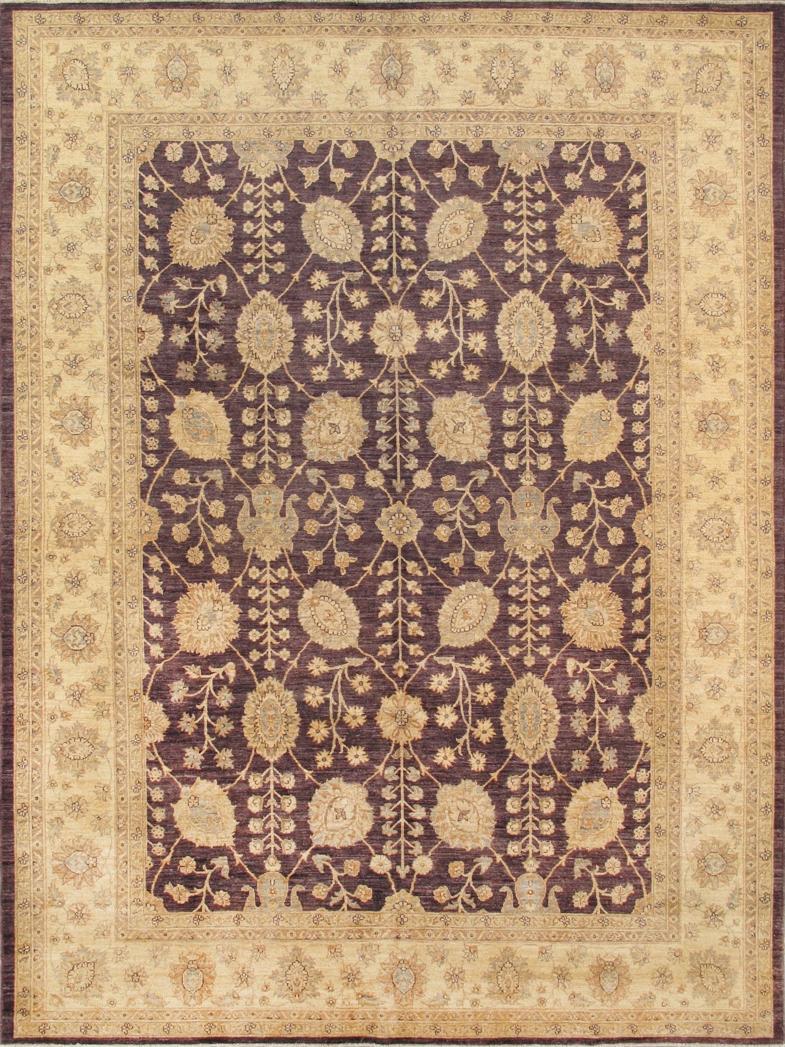Canvello Ferehan Hand-Knotted Lamb's Wool Area Rug- 9'2" X 12'2" - Goddess Imports Marketplace