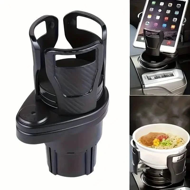 Car Adapter Adjustable Multifunctional Dual Cup Holder With Phone Holder Aromatherapy Organizer by DailySale
