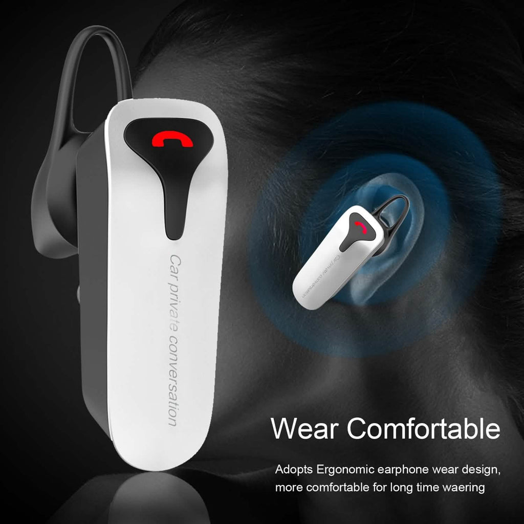 Car FM Transmitter with Wireless Earpiece 2 USB Charge Ports by DailySale