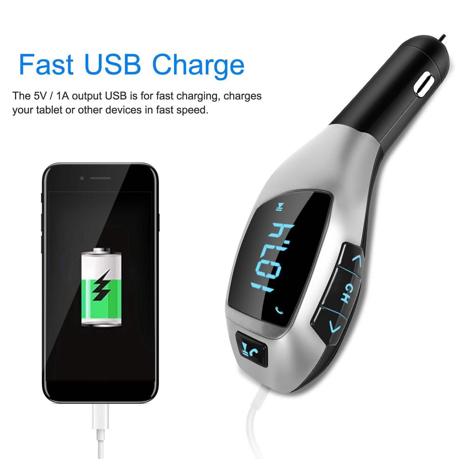 Car FM Wireless Transmitter USB Charge by DailySale