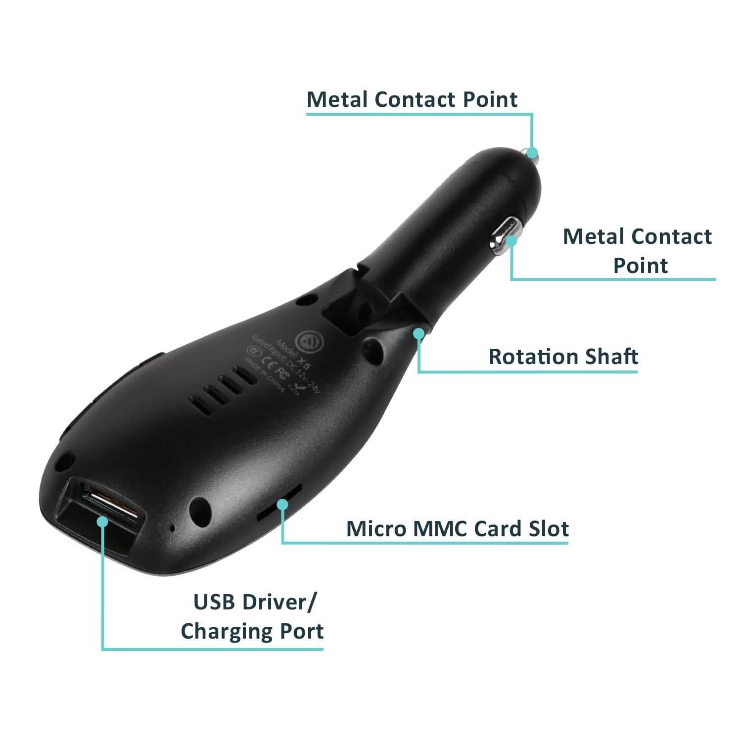 Car FM Wireless Transmitter USB Charge by DailySale