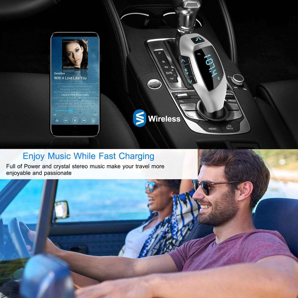 Car FM Wireless Transmitter USB Charge by DailySale