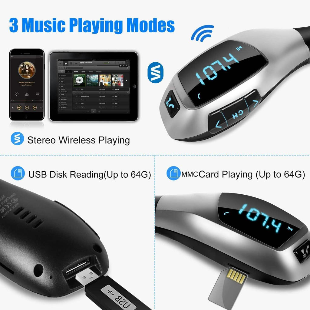 Car FM Wireless Transmitter USB Charge by DailySale