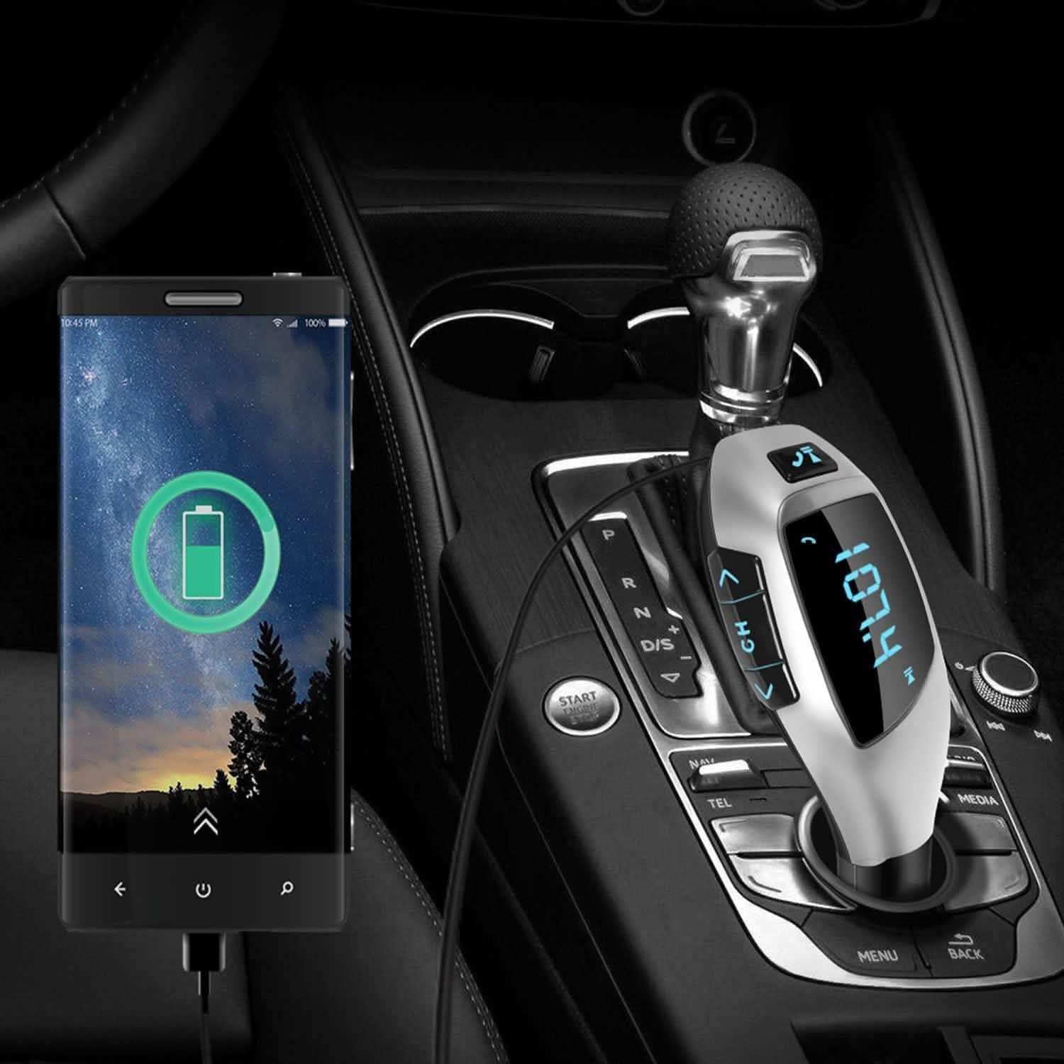 Car FM Wireless Transmitter USB Charge by DailySale