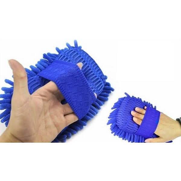 Car Hand Soft Towel Microfiber Chenille Washing Gloves Coral Fleece Gloves Auto by DailySale