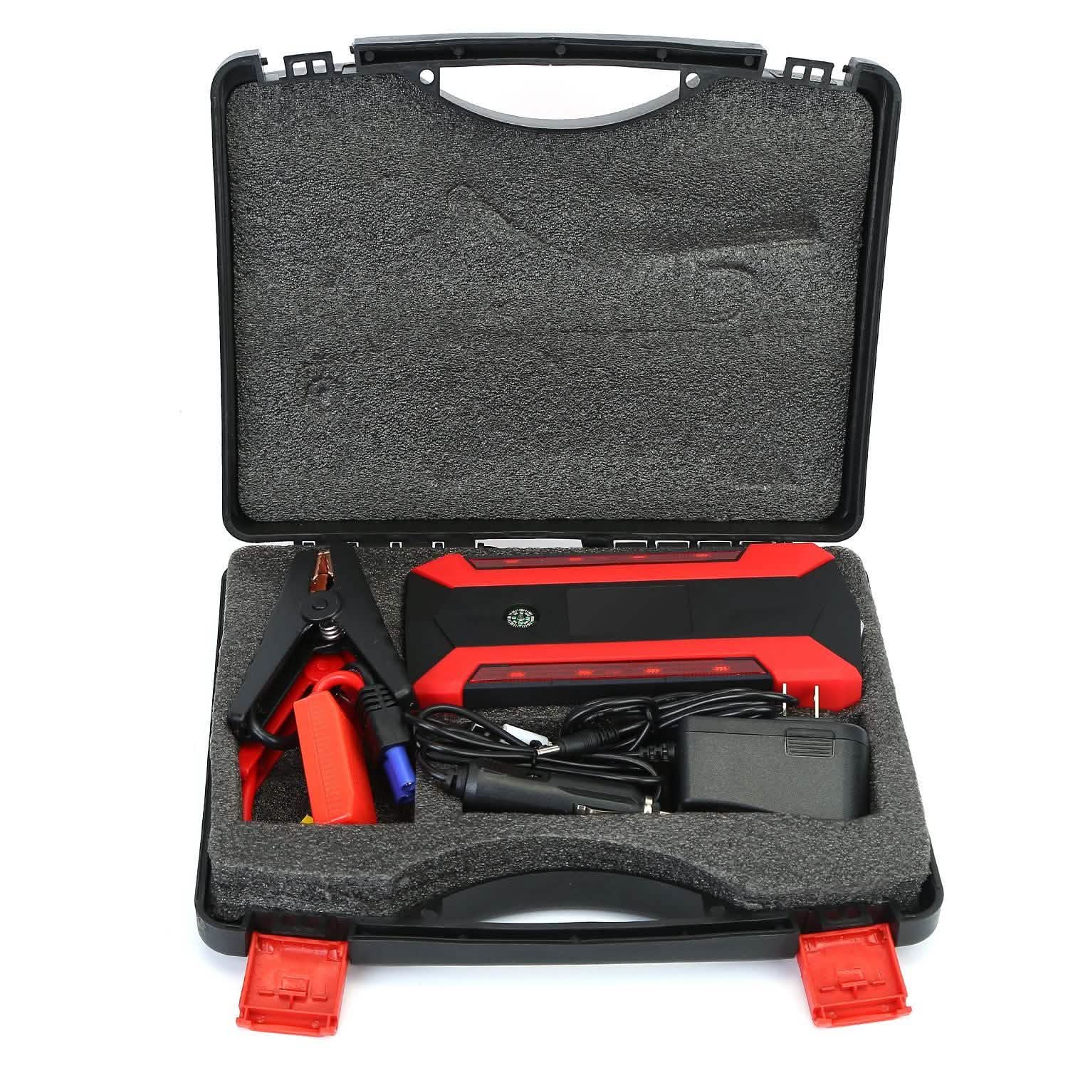 Car Jump Starter Booster with LCD Screen 4 Modes LED Flashlight by DailySale