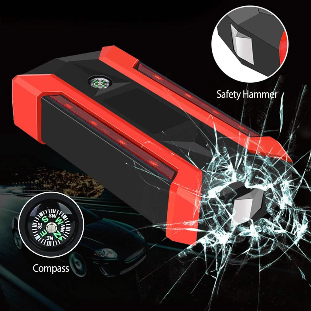 Car Jump Starter Booster with LCD Screen 4 Modes LED Flashlight by DailySale