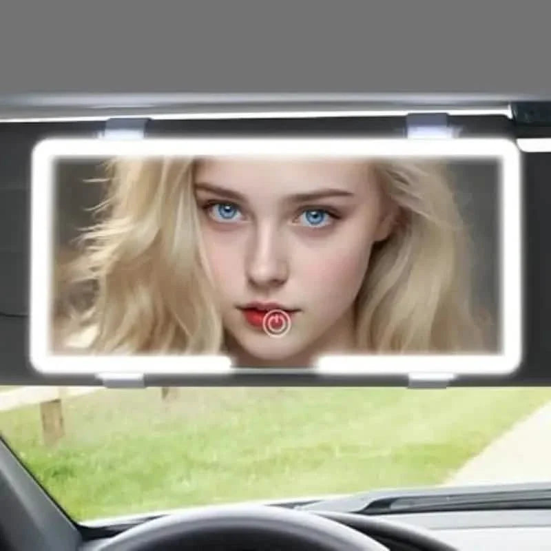 Car Mirror Vanity with LED Lights by DailySale
