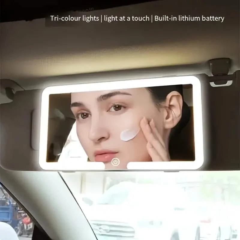 Car Mirror Vanity with LED Lights by DailySale