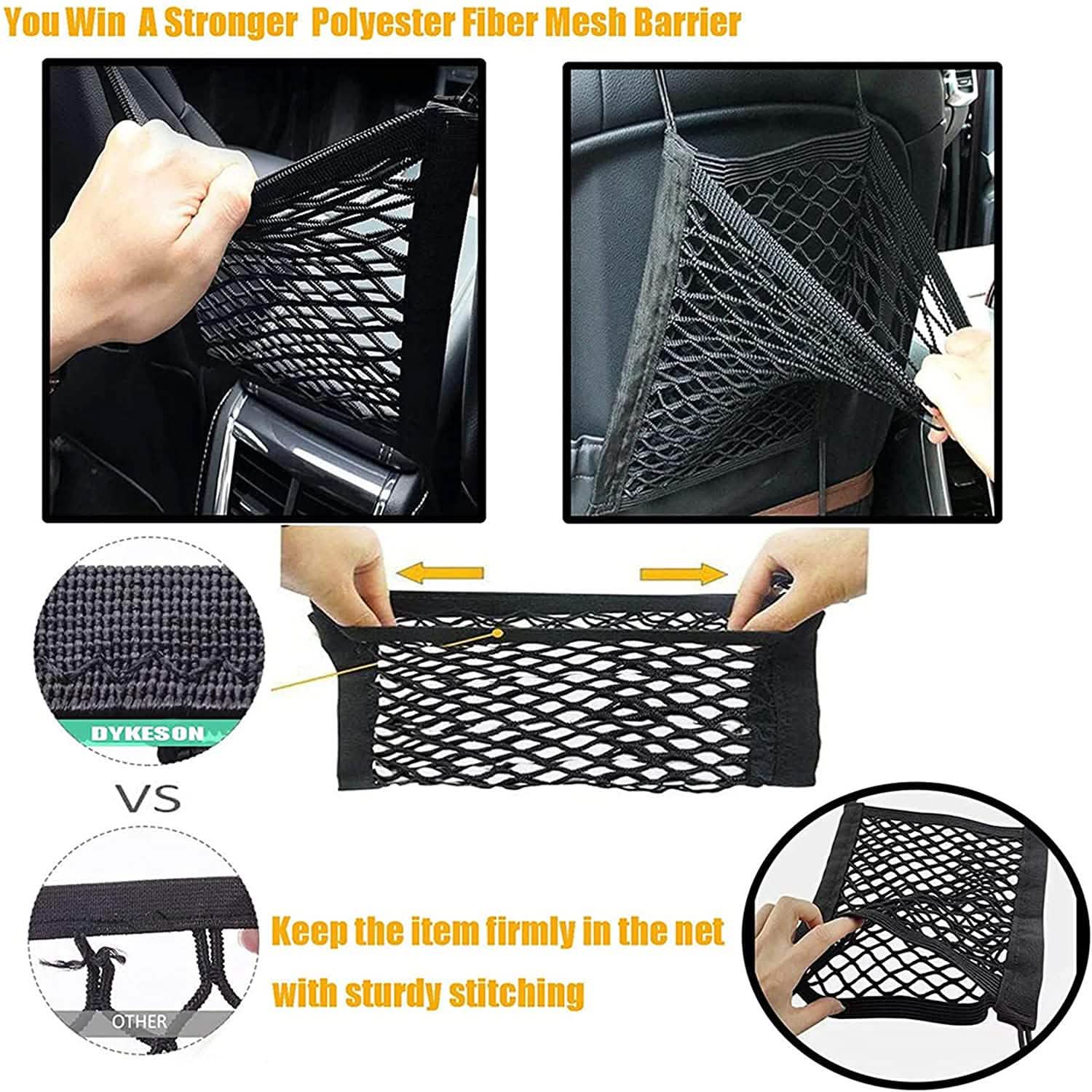 Car Pet Barrier Mesh Organizer by DailySale
