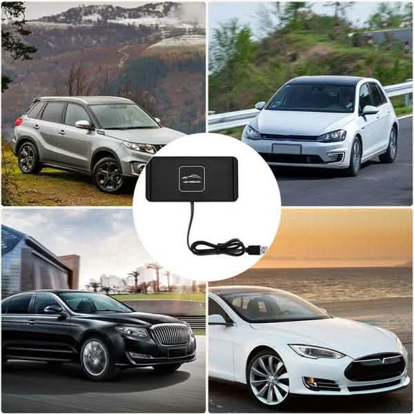 Car QI Wireless Phone Charger Non Slip Pad Mat Fast Charging by DailySale