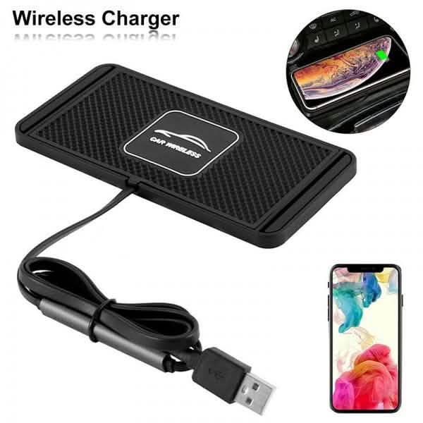 Car QI Wireless Phone Charger Non Slip Pad Mat Fast Charging by DailySale