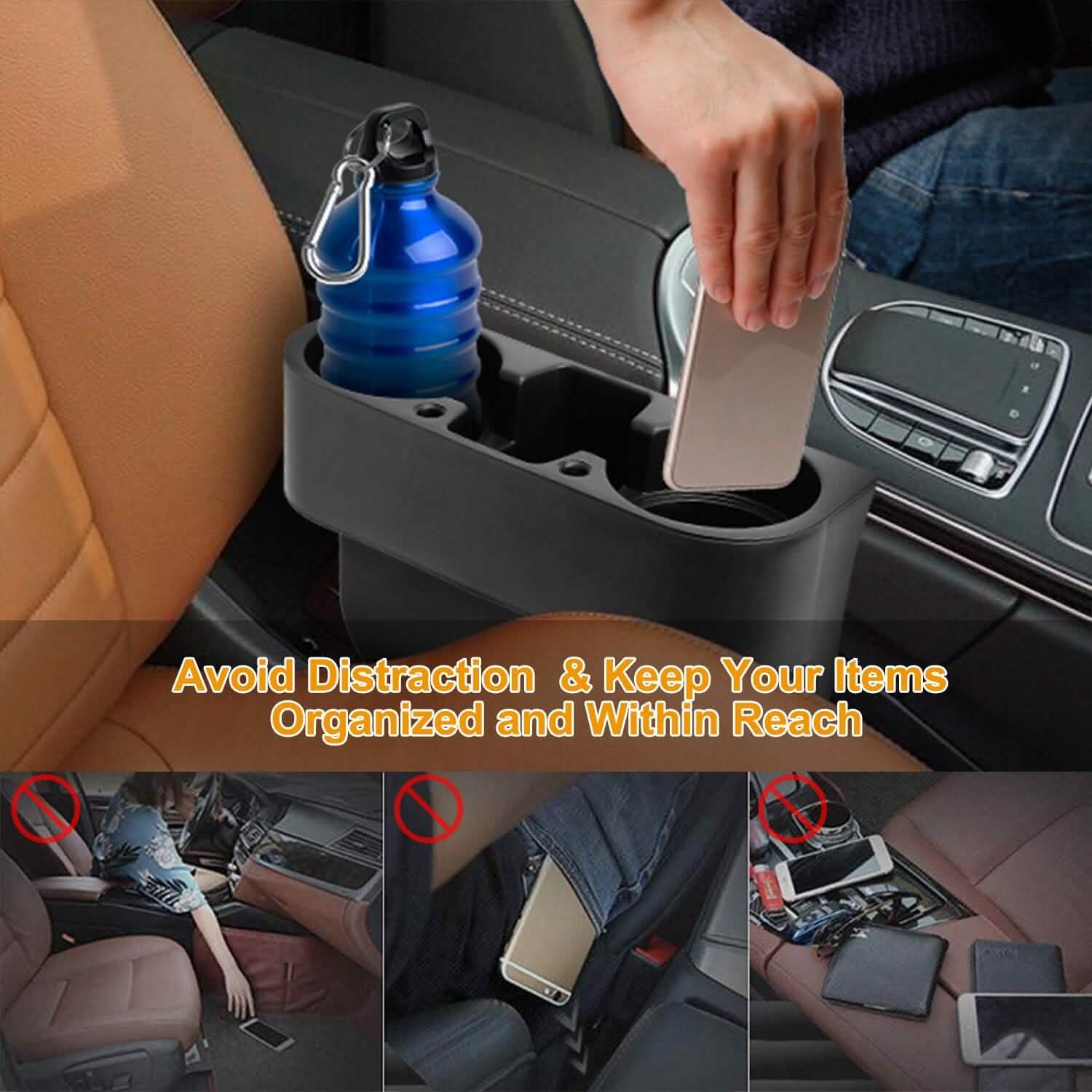 Car Seam Cup Holder Seat Gap Wedge by DailySale