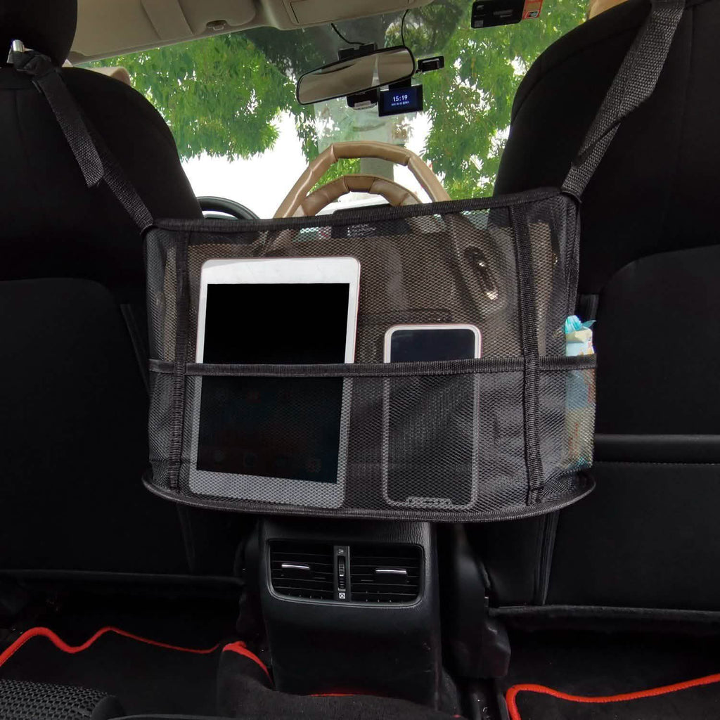Car Storage Netting Pouch Seat Side Storage Mesh Organizer Bag by DailySale
