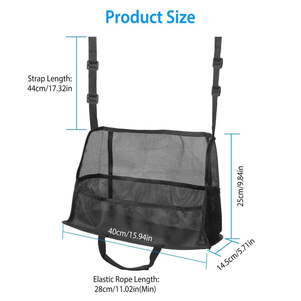 Car Storage Netting Pouch Seat Side Storage Mesh Organizer Bag by DailySale