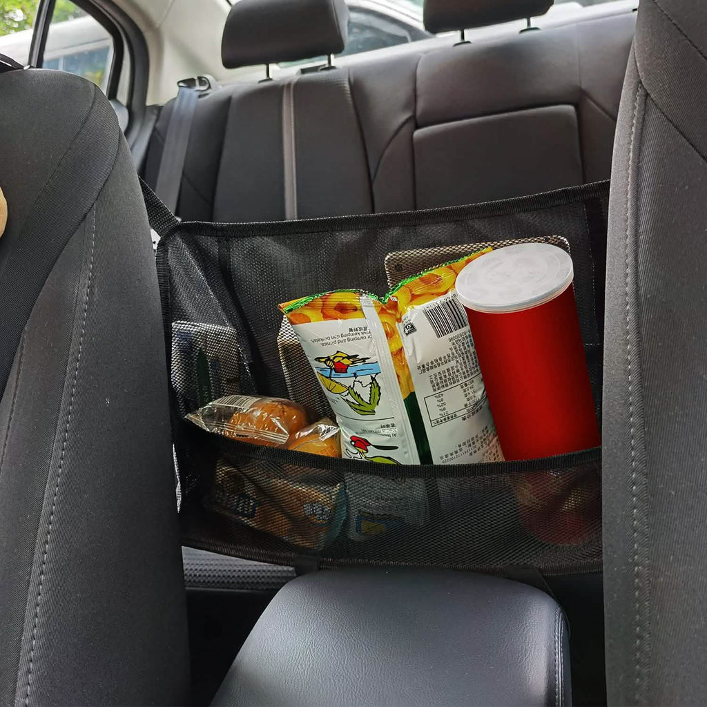 Car Storage Netting Pouch Seat Side Storage Mesh Organizer Bag by DailySale