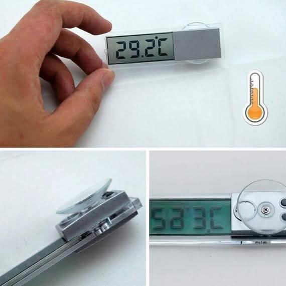 Car Thermometer Osculum Type LCD Vehicle-mounted Digital Thermometer by DailySale